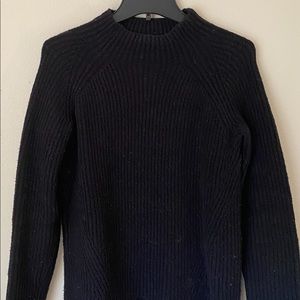 Madewell black mock neck sweater xs